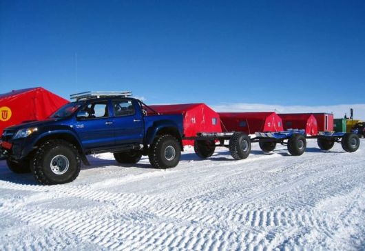 The Arctic Trucks in Action