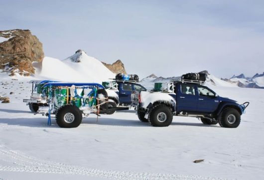 The Arctic Trucks in Action