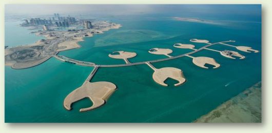 The Pearl Qatar View From Sky