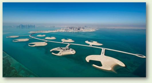 The Pearl Qatar View From Sky