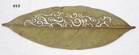 Stunning Leaf Carving Artwork