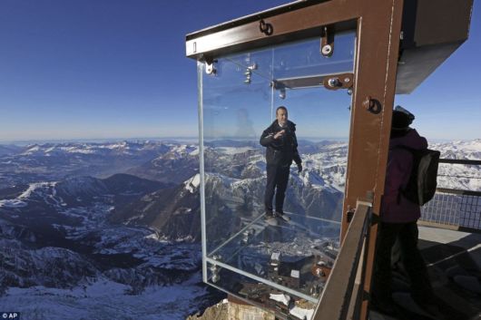 Hanging Over The French Alps