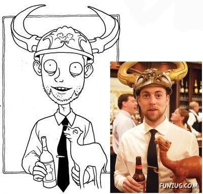 Real Funny Creative Caricatures