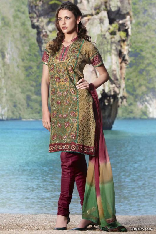 Lovely Churidar For Lovely Galz