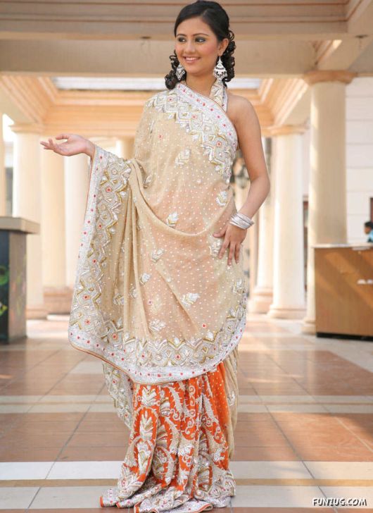 Gorgeous Models in Beautiful Sarees