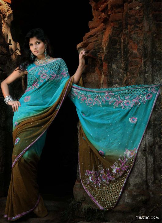 Gorgeous Models in Beautiful Sarees