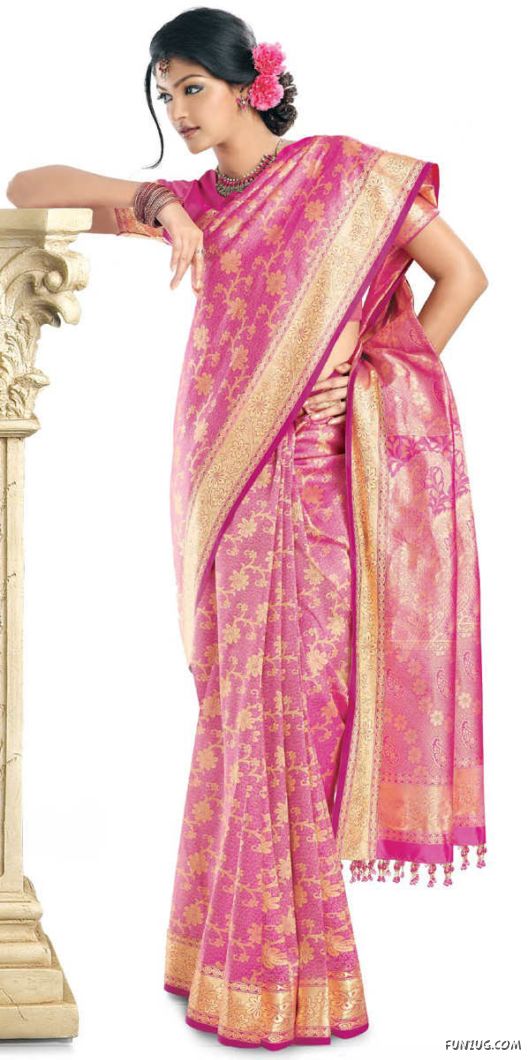 Gorgeous Models in Beautiful Sarees