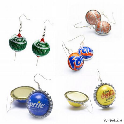 Recycled Bottle Caps Jewelry