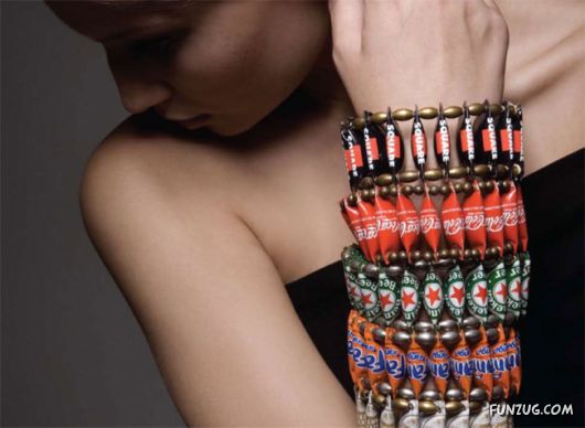 Recycled Bottle Caps Jewelry