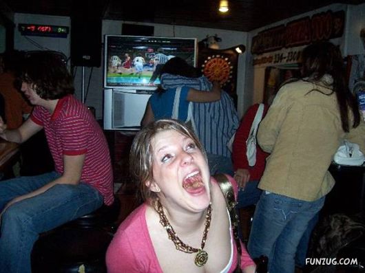 Crazy Galz Catching with Mouths