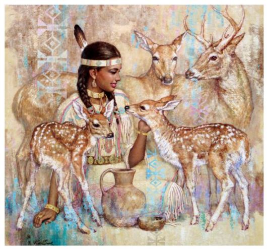 Attractive Women Paintings