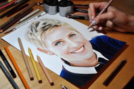 Fabulous Colored Pencils Portraits By Heather Rooney