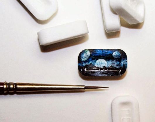 Stunning Paintings On Micro Objects By Hasan Kale