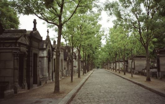 The Famous Pere Lachaise Cemetery In Paris