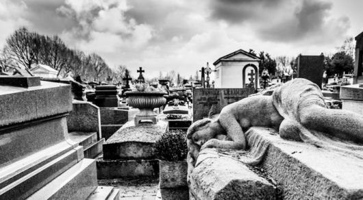 The Famous Pere Lachaise Cemetery In Paris