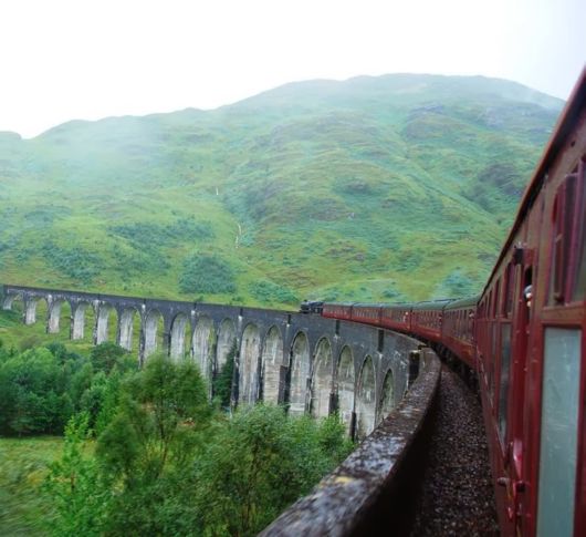 Railway Viaduct Of West Highland Line, Scotland