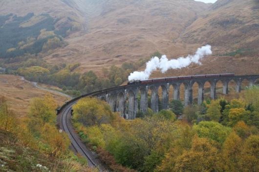 Railway Viaduct Of West Highland Line, Scotland