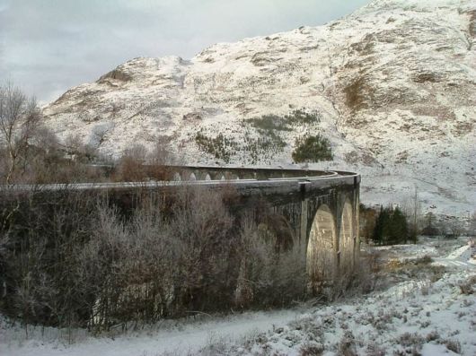 Railway Viaduct Of West Highland Line, Scotland