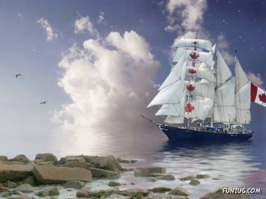 Beautiful Ships Sailing in The Seas