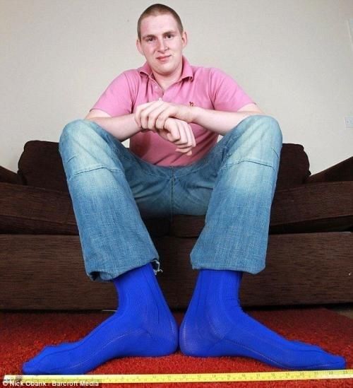 This Guy Has The Largest Feet In Britain