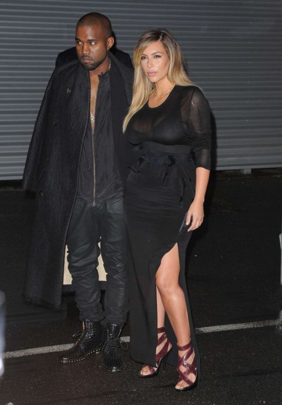 Miss Kardashian At Givenchy Paris Fashion Week