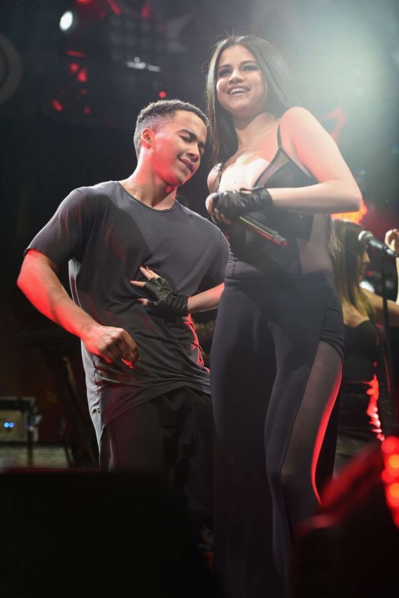 Selena Gomez At Q102s Jingle Ball In Philadelphia