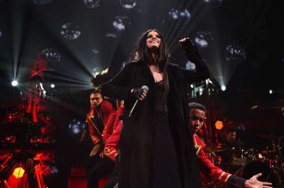 Selena Gomez At Q102s Jingle Ball In Philadelphia