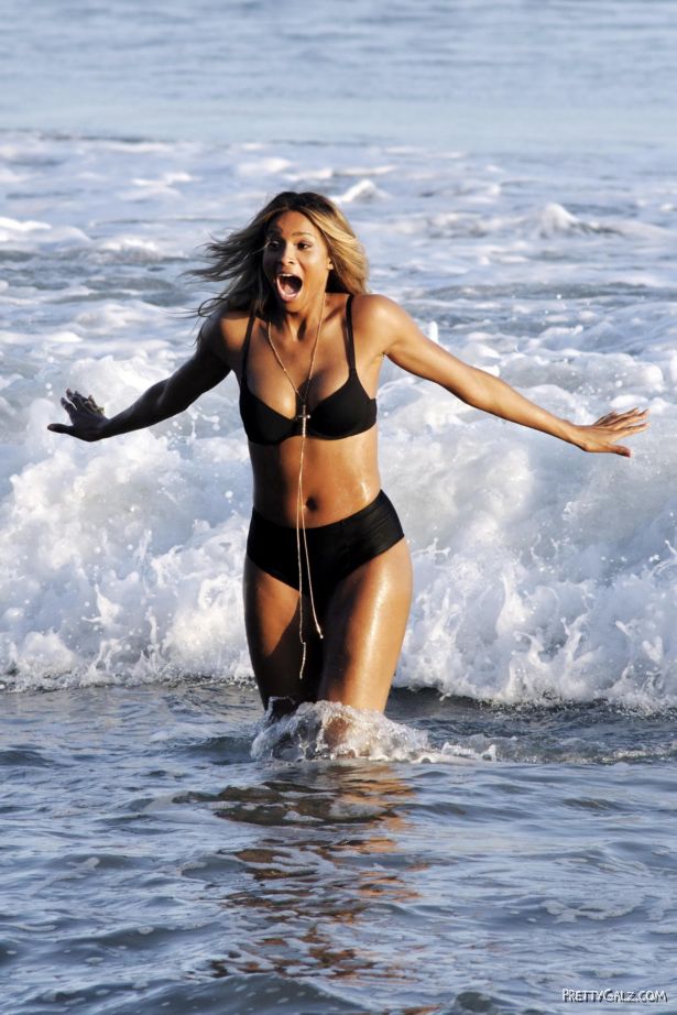 Ciara At A Beach In Miami
