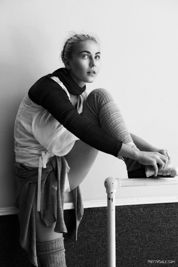 Julianne Hough BnW Shoot For Interview Magazine