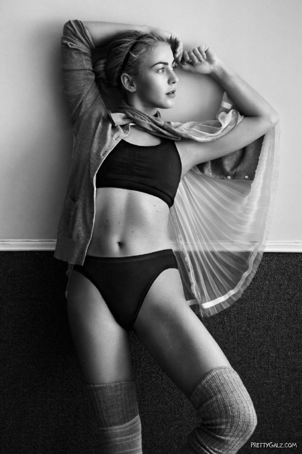 Julianne Hough BnW Shoot For Interview Magazine