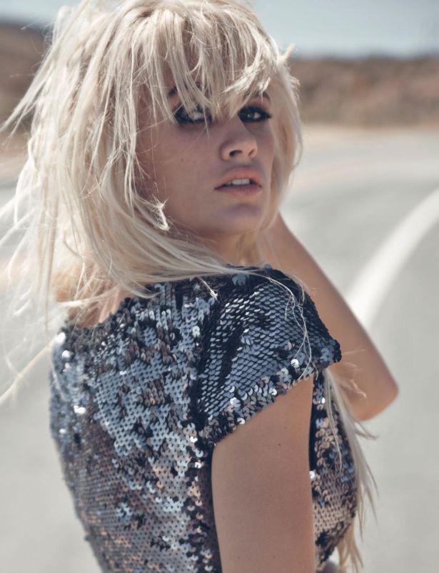 Lauren Bennett Posing For FV Magazine Shoot