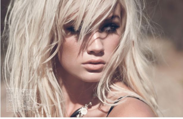 Lauren Bennett Posing For FV Magazine Shoot