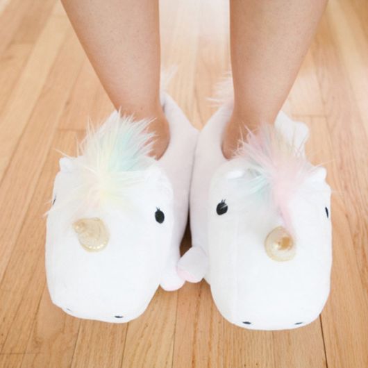 Pretty Unicorn Bedroom Slippers That Light Up When You Walk